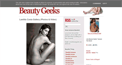 Desktop Screenshot of beautygeeks.co.uk